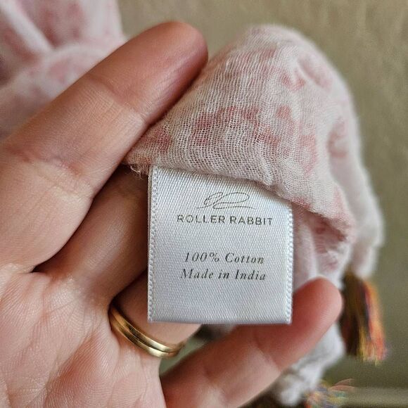 Roberta Roller Rabbit Cover-Up Tunic with Tassels - Picture 8 of 8